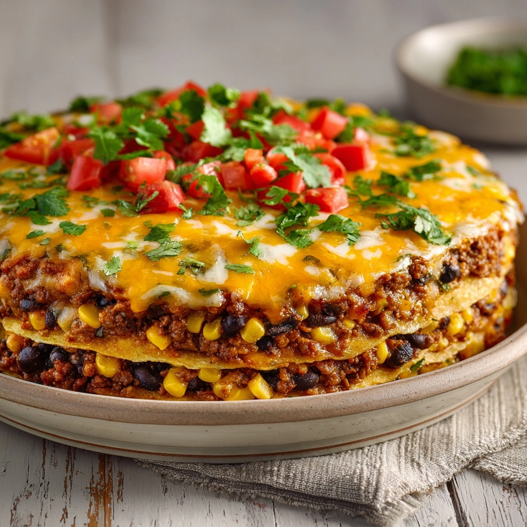 Taco Casserole with Tortillas Recipe - Recipe Image