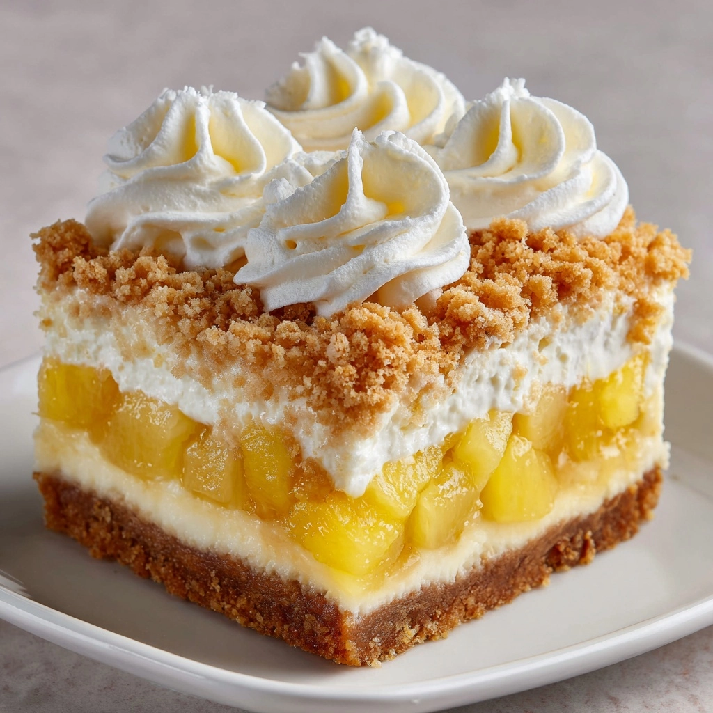 Tropical Pineapple Paradise Pie Recipe - Recipe Image