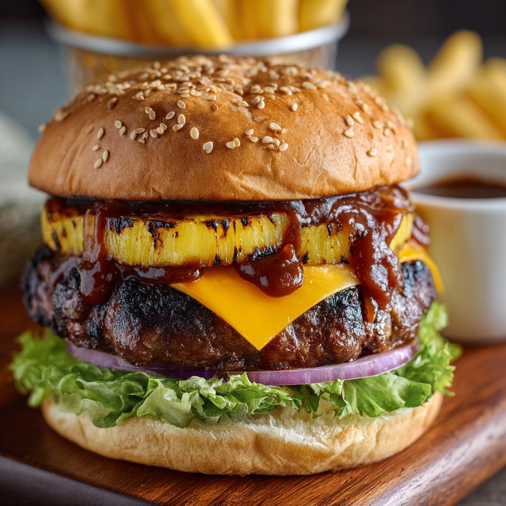 Hawaiian Burger Recipe - Recipe Image