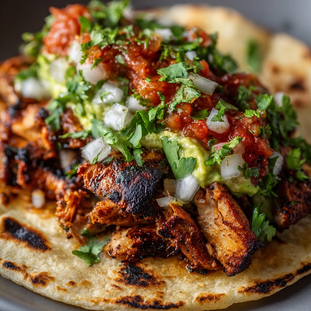 Taqueria-Style Chicken Tacos Recipe - Recipe Image