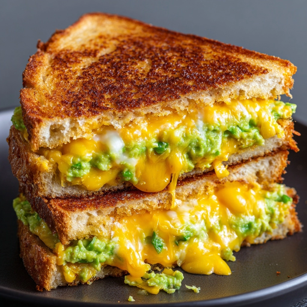 Avocado Grilled Cheese Sandwiches Recipe - Recipe Image