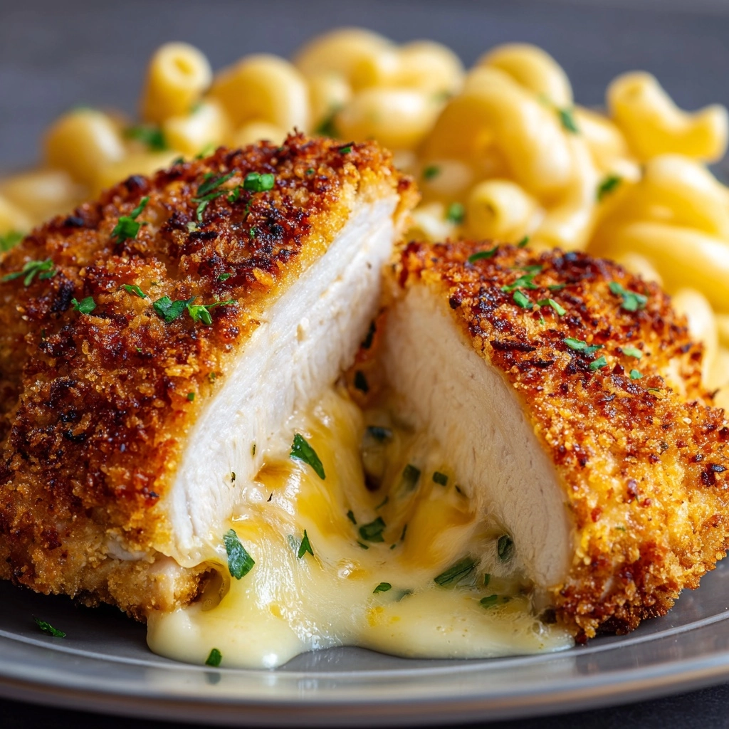 Southern Fried Chicken with Creamy Mac and Cheese Recipe - Recipe Image