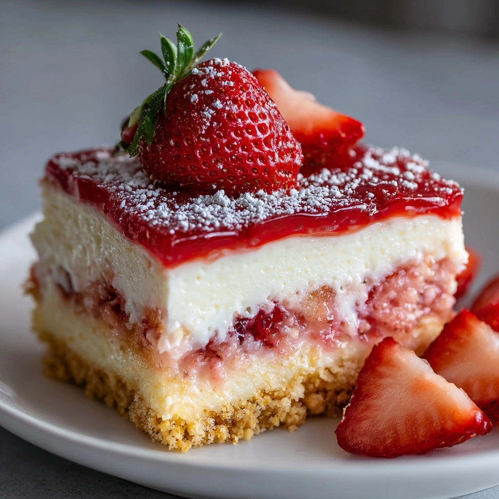 Easy Strawberry Cheesecake Dump Cake Recipe - Recipe Image
