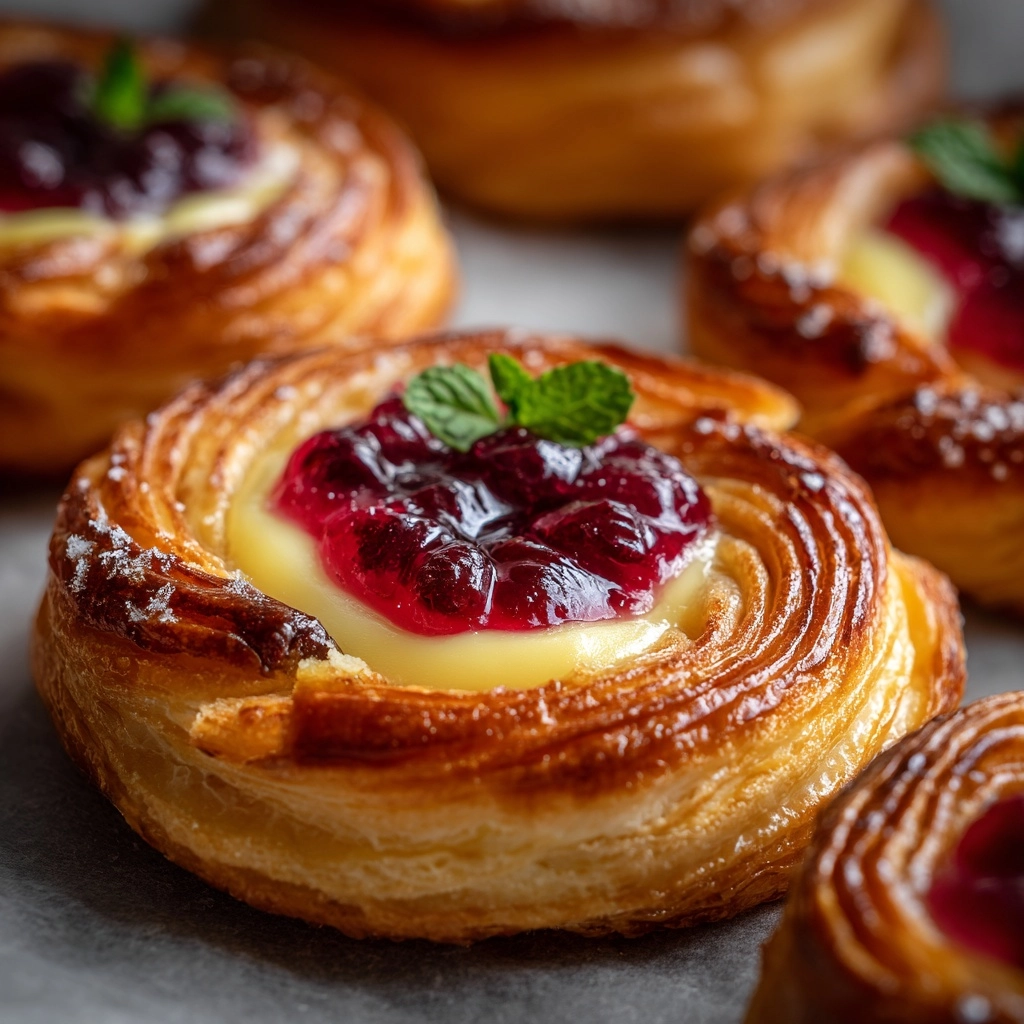 Cherry Cheese Danish Recipe - Recipe Image
