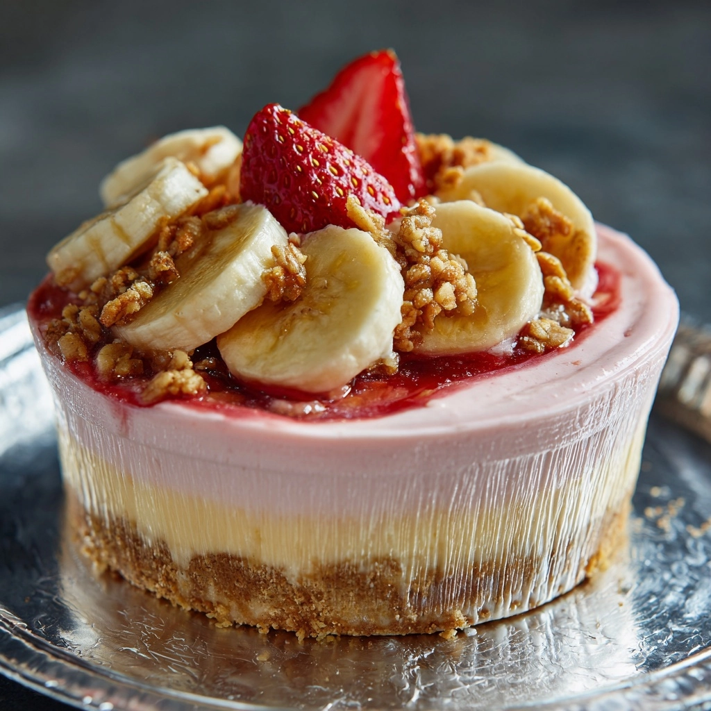 Strawberry Cheesecake Banana Pudding Recipe - Recipe Image