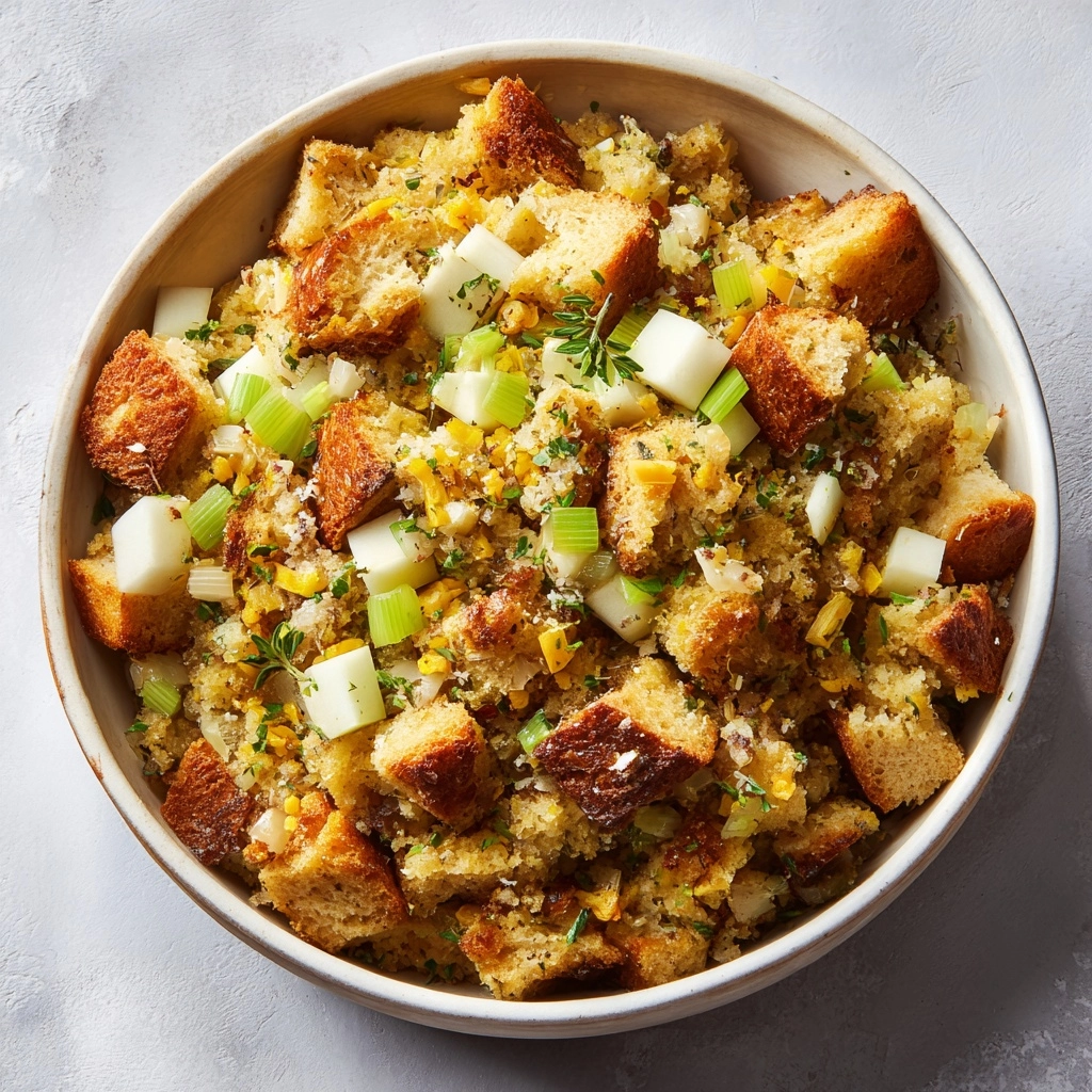 Cornbread Stuffing with Apples Recipe - Recipe Image
