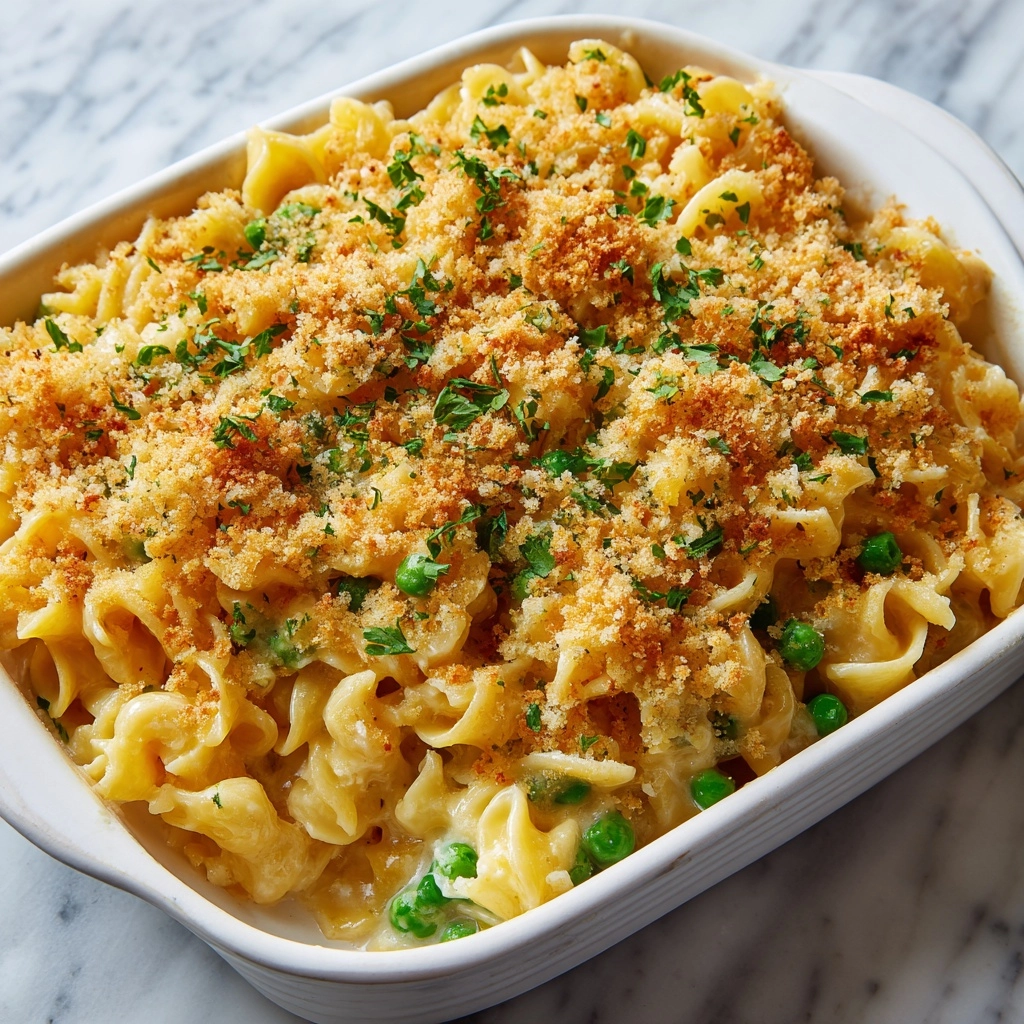 Easy Tuna Noodle Casserole Recipe - Recipe Image