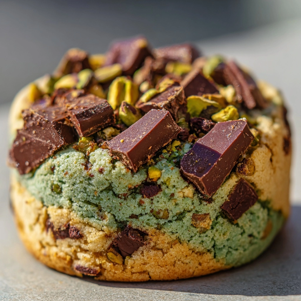 NYC Style Pistachio Protein Cookie Recipe - Recipe Image