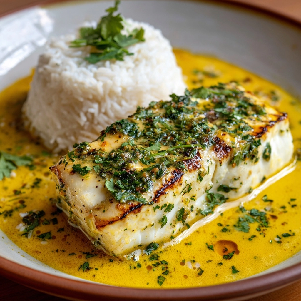 South Indian Style Cod & Coconut Curry Recipe - Recipe Image