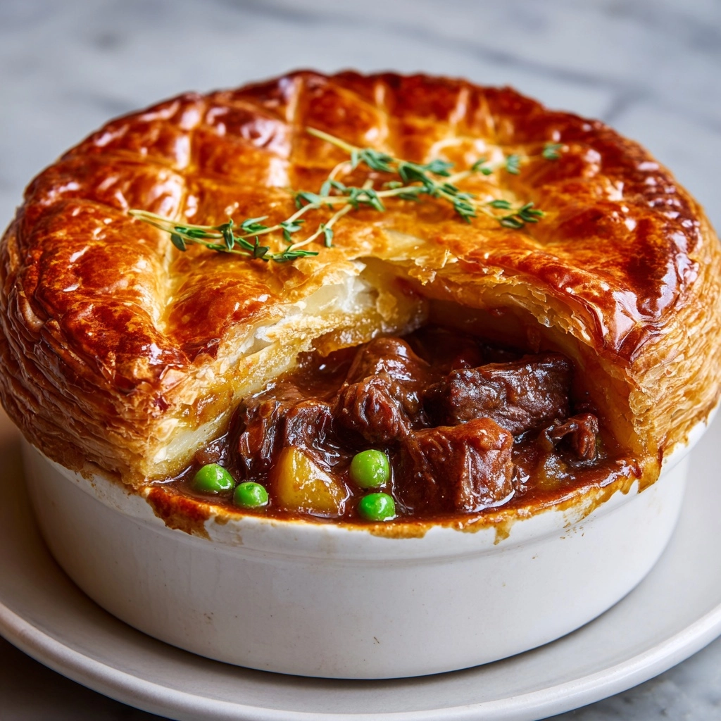 Guinness Braised Beef Pot Pie Recipe - Recipe Image