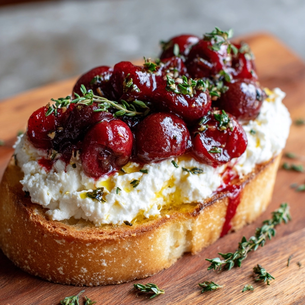 Honey Whipped Feta and Cranberry Crostini Recipe - Recipe Image