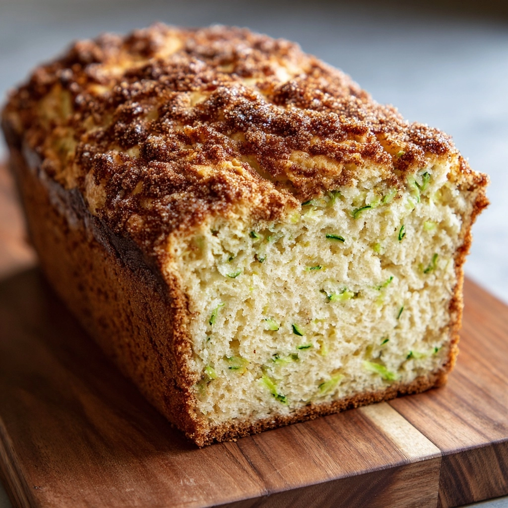 Cinnamon Streusel Topped Zucchini Bread Bakery Style Recipe - Recipe Image