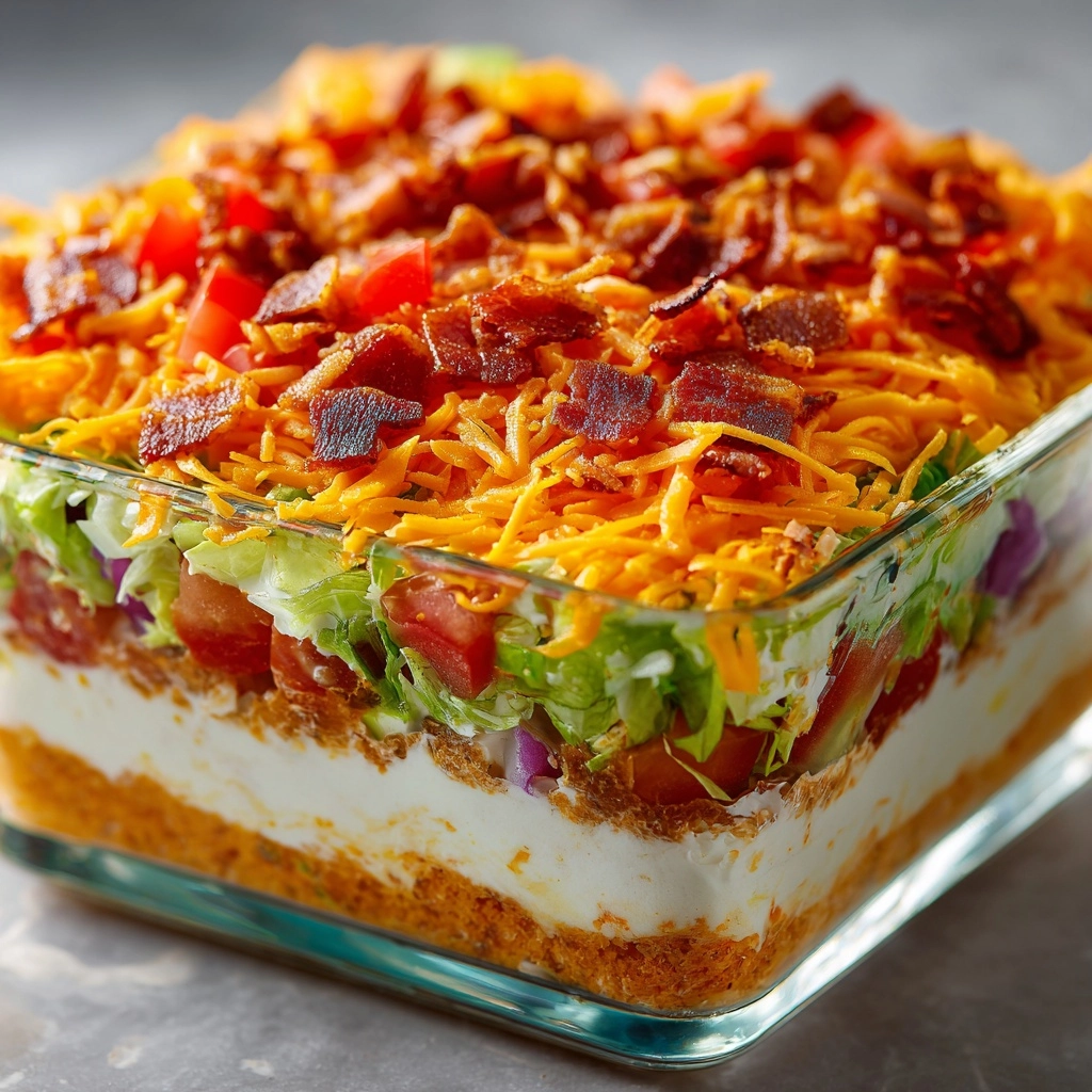 Easy BLT Dip: The Ultimate Party Appetizer Recipe - Recipe Image