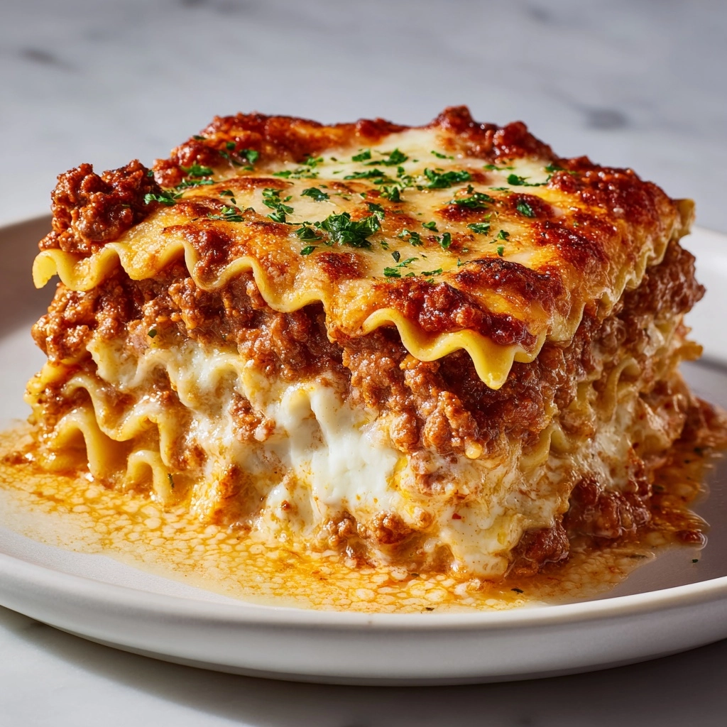 Easy Slow Cooker Lasagna Recipe - Recipe Image
