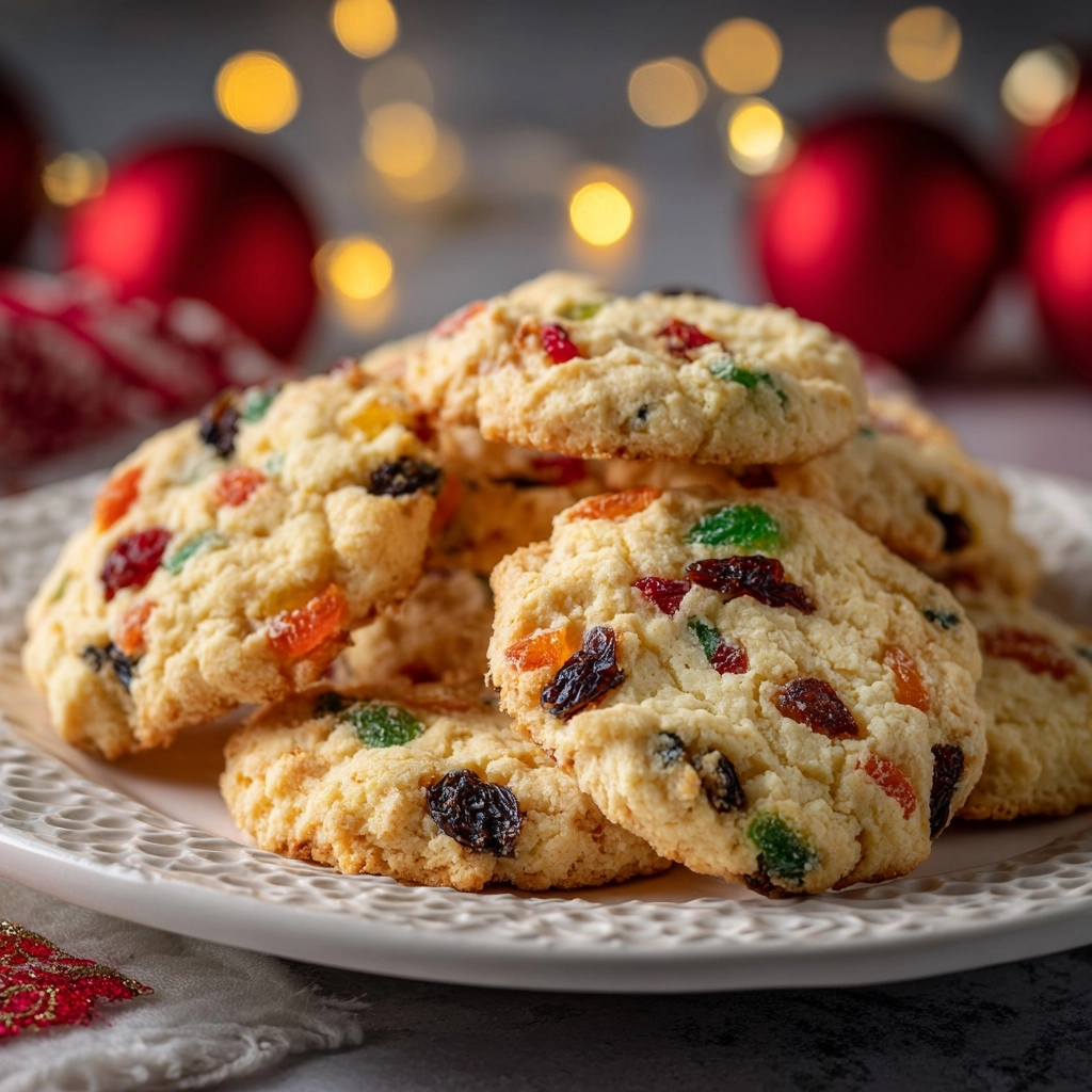 Best Ever Fruitcake Cookies Recipe - Recipe Image