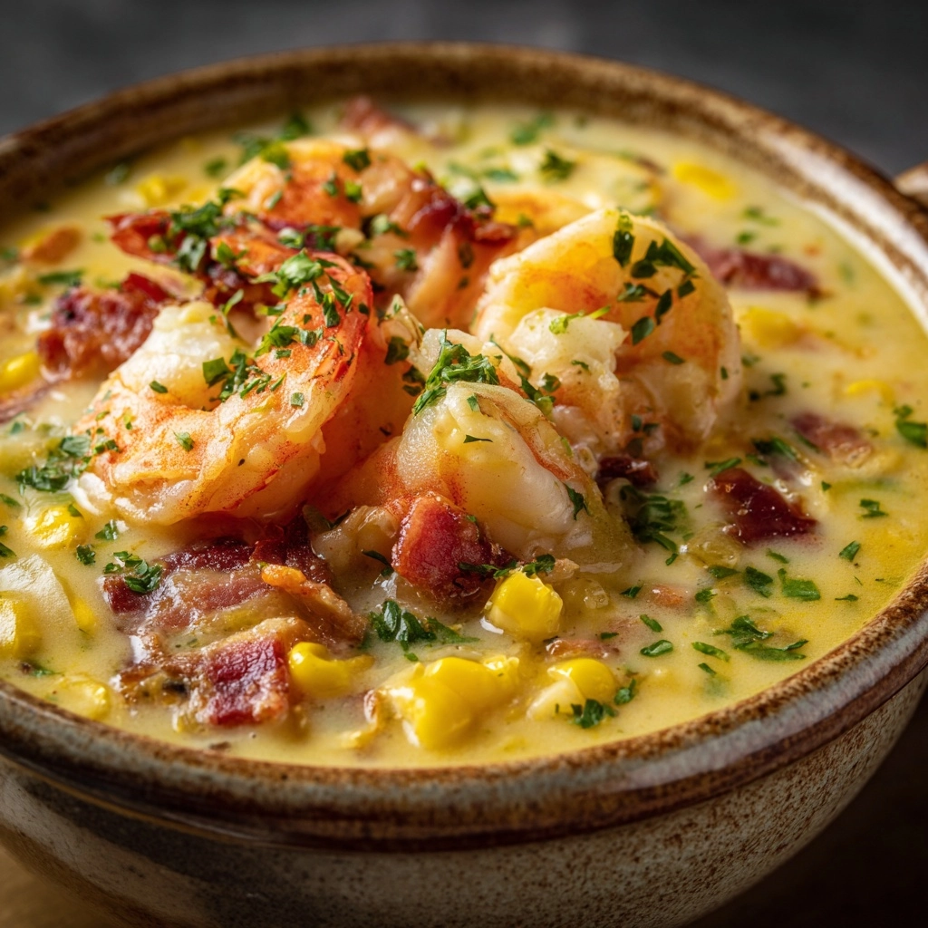 Louisiana Shrimp and Corn Bisque Recipe - Recipe Image