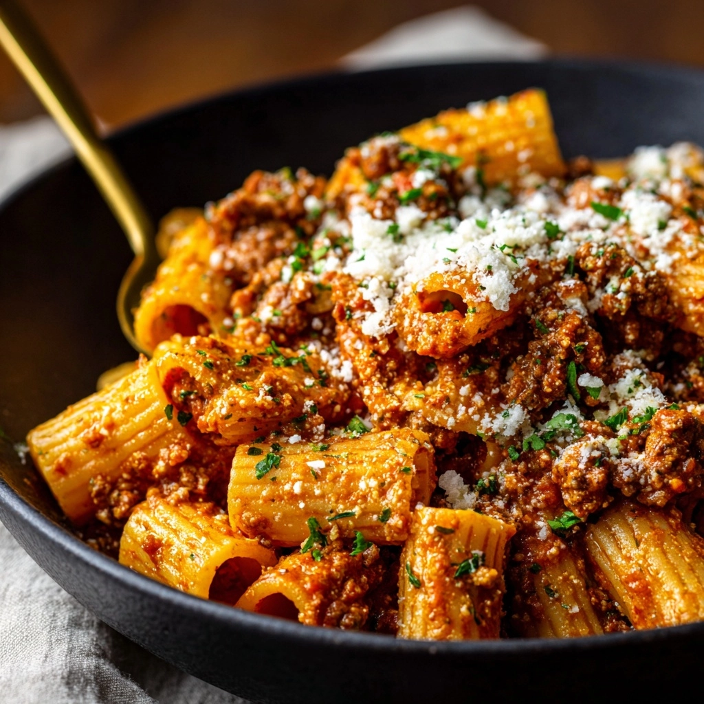 Pesto Beef Pasta Recipe - Recipe Image