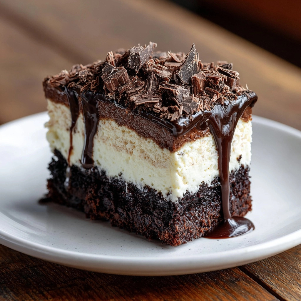 Brownie Bottom Cheesecake Recipe - Recipe Image