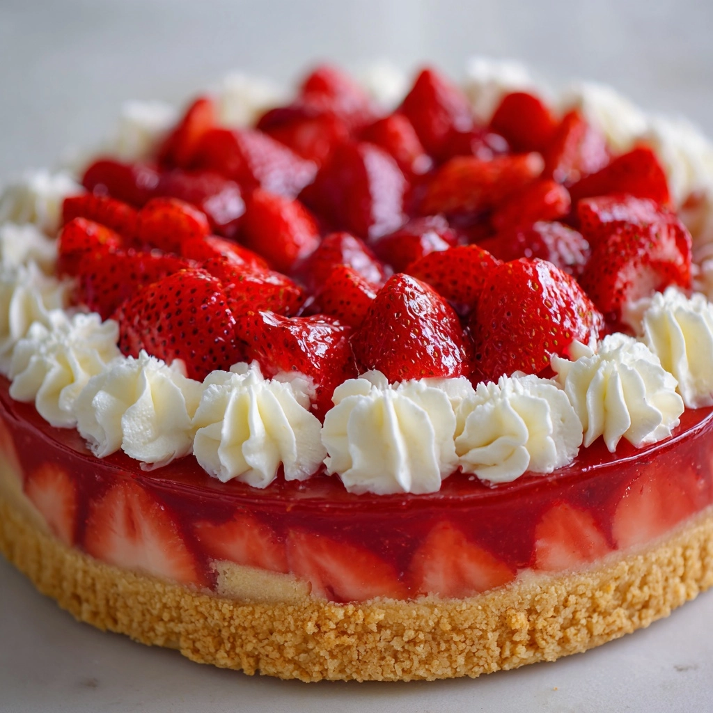 Strawberry Icebox Pie Recipe - Recipe Image
