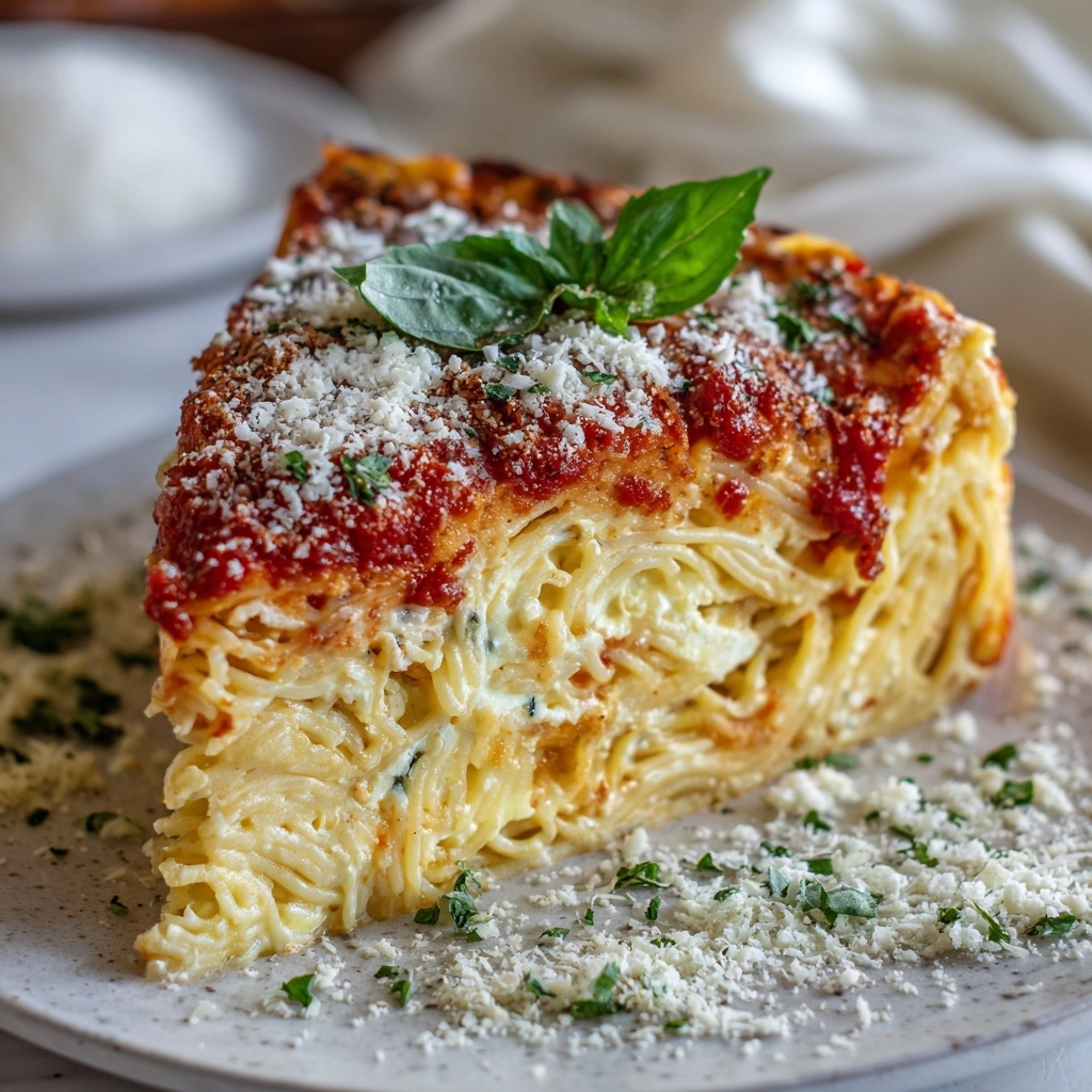 Spaghetti Pie Recipe - Recipe Image
