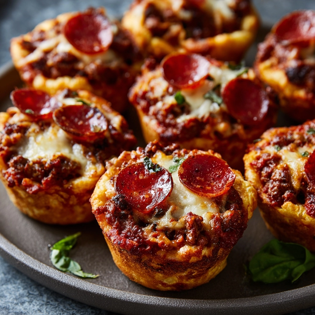 Bite-Sized Pepperoni & Sausage Pizza Puffs Recipe - Recipe Image