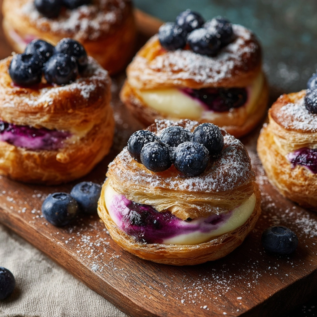 Blueberry Cheesecake Rolls Recipe - Recipe Image