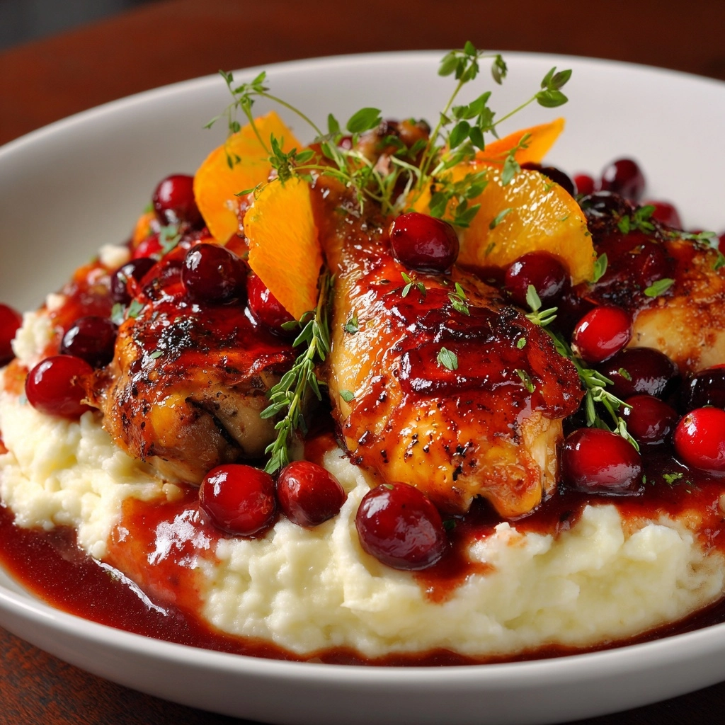 Cranberry Orange Chicken Recipe - Recipe Image