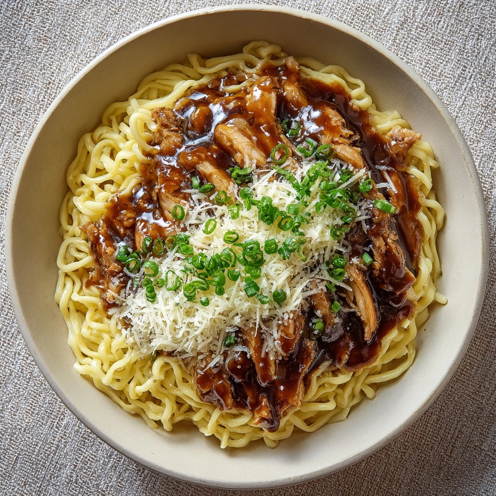 Garlic Noodles with Teriyaki Chicken Recipe