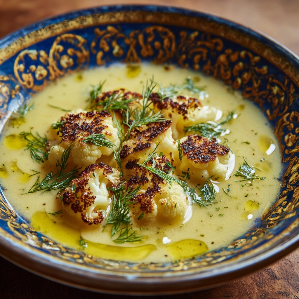Mediterranean-Style Cauliflower Soup Recipe - Recipe Image