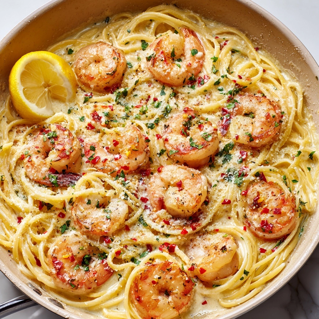 Lemon Shrimp Pasta Recipe - Recipe Image