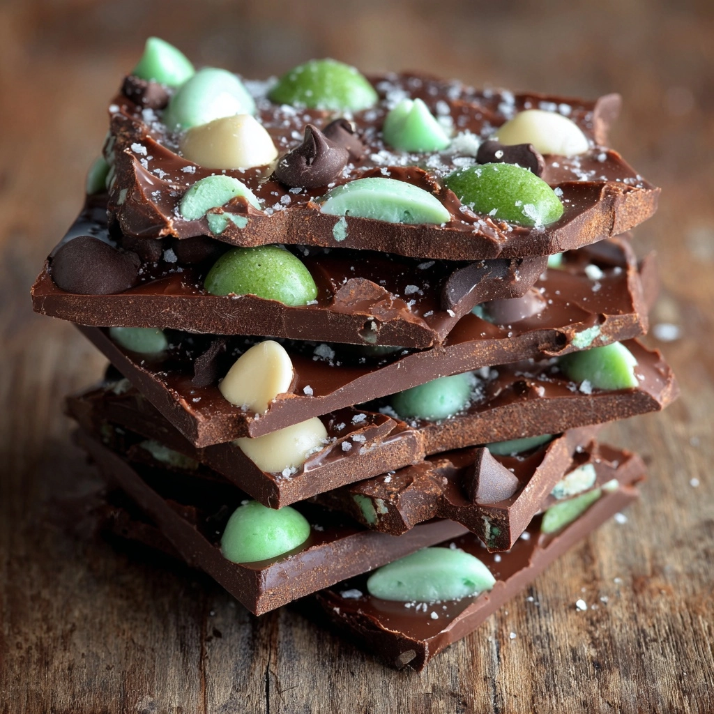 No-Bake Mint Chocolate Chip Clusters Recipe - Recipe Image