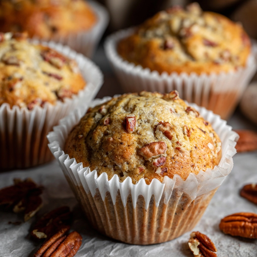 Pumpkin Pecan Muffins Recipe - Recipe Image