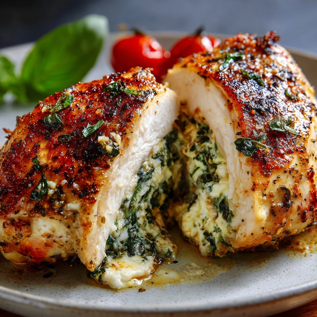Spinach Ricotta Stuffed Chicken Recipe