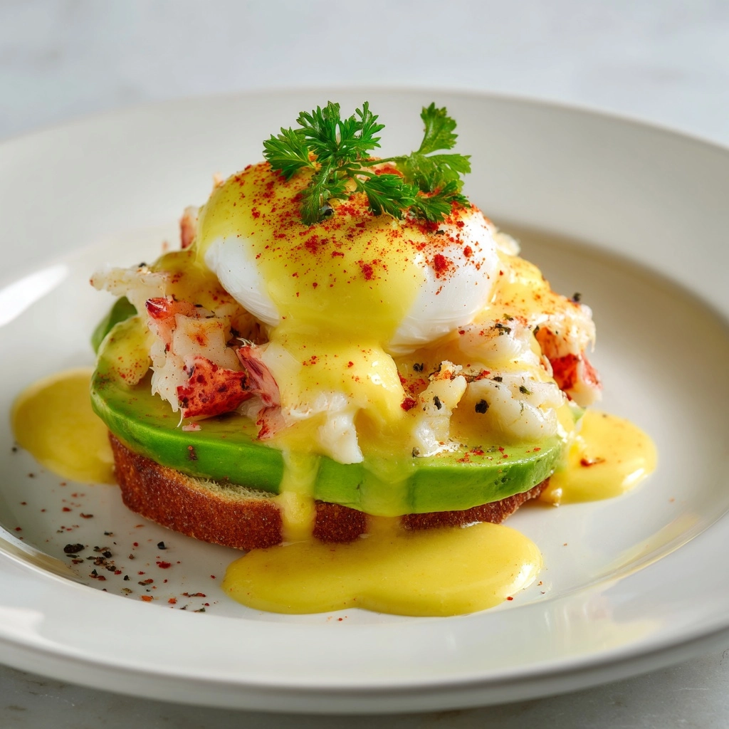 Crab & Avocado Eggs Benedict Recipe - Recipe Image