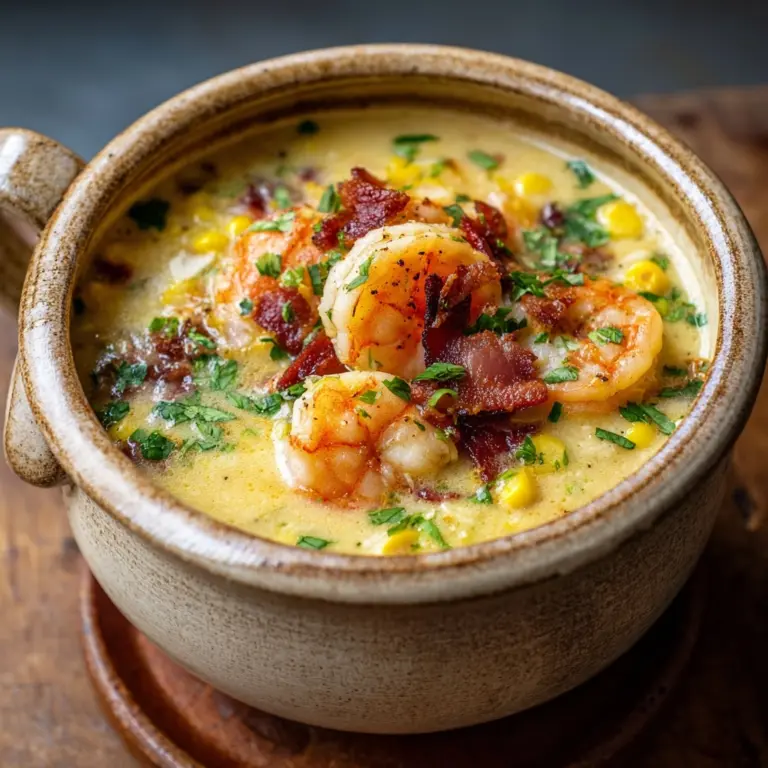 Louisiana Shrimp and Corn Bisque Recipe