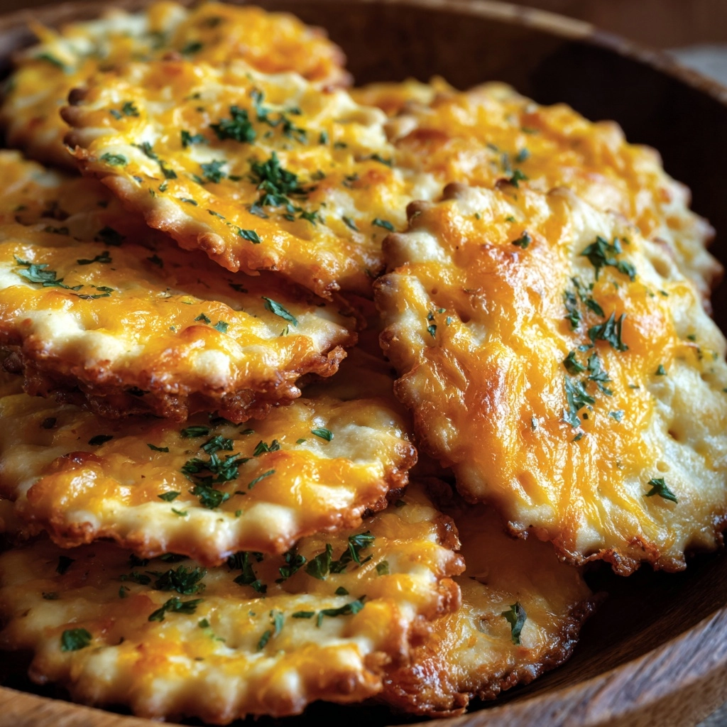 Cheesy Garlic Ritz Bits Recipe - Recipe Image