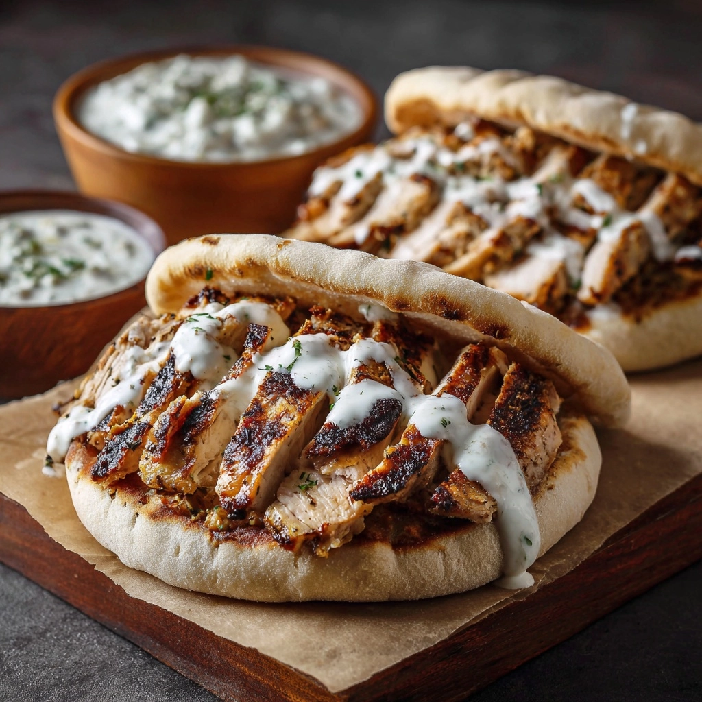 Greek Chicken Gyros Recipe - Recipe Image