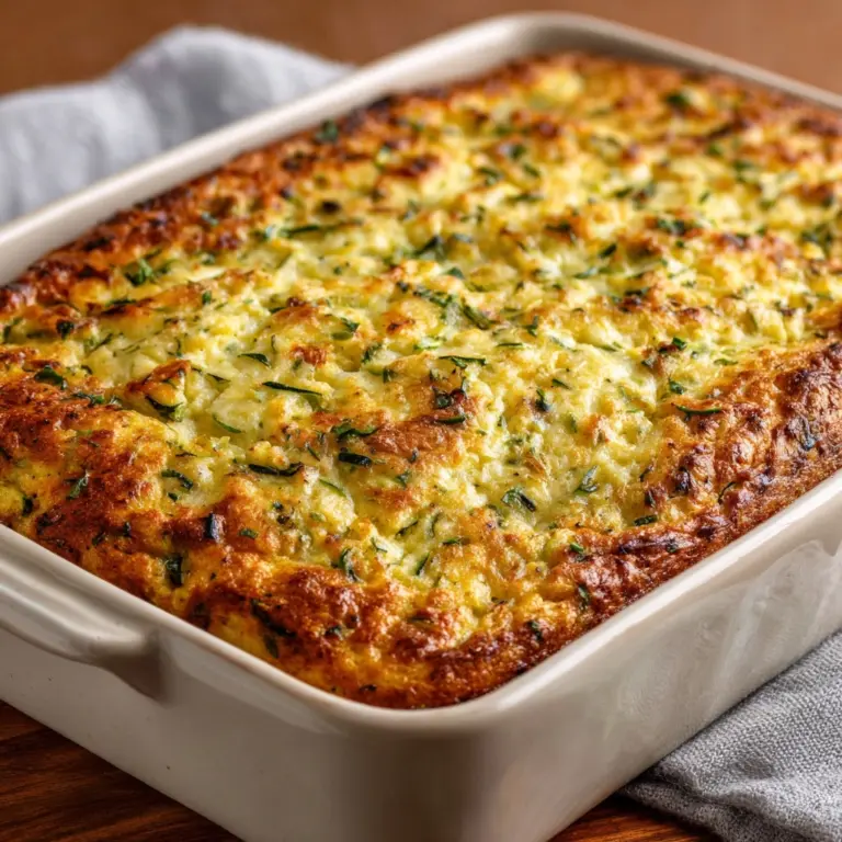 Deliciously Easy Zucchini Cornbread Casserole Recipe