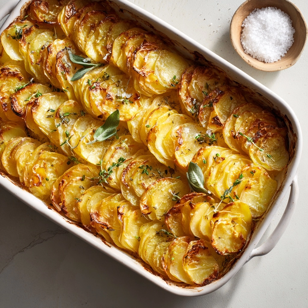 Crispy Leaf Potatoes With Oregano Salt Recipe - Recipe Image