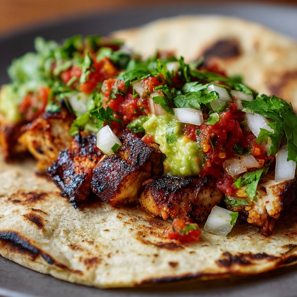Taqueria-Style Chicken Tacos Recipe - Recipe Image