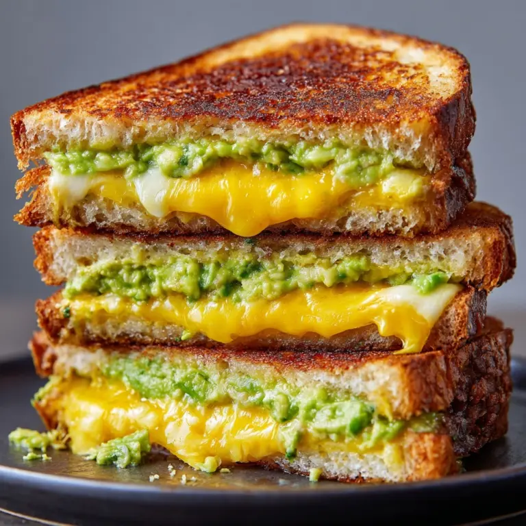 Avocado Grilled Cheese Sandwiches Recipe