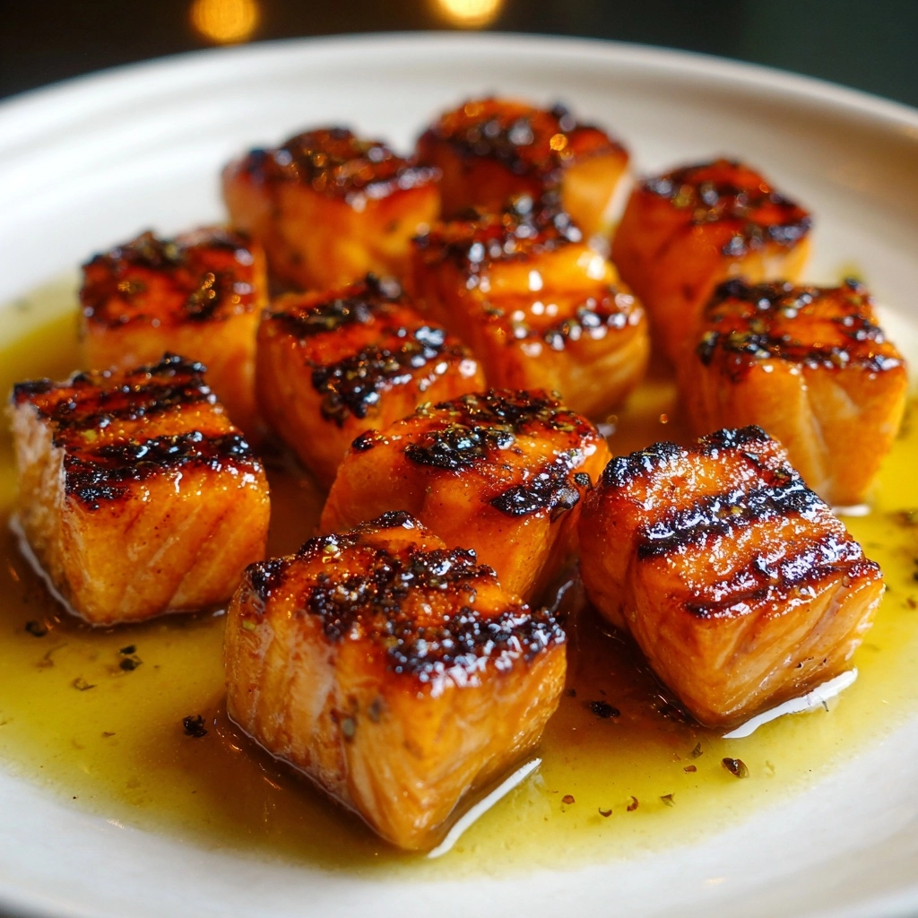 Pan-Seared Salmon Bites Recipe - Recipe Image