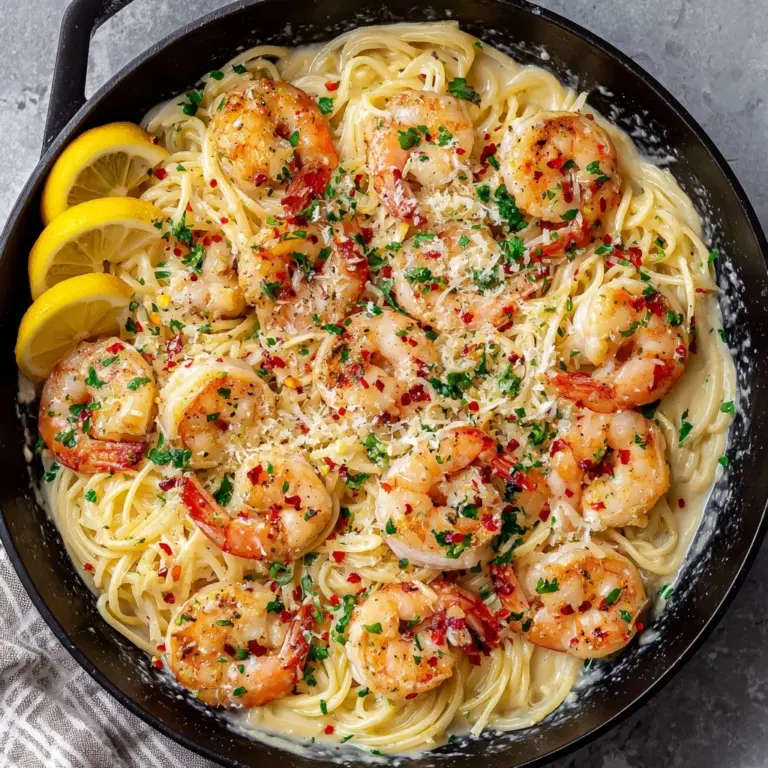 Lemon Shrimp Pasta Recipe