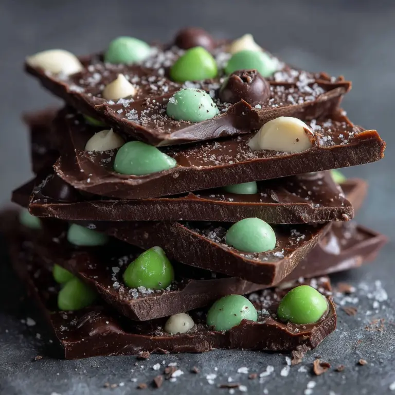No-Bake Mint Chocolate Chip Clusters Recipe
