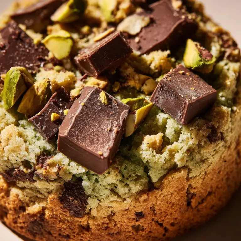 NYC Style Pistachio Protein Cookie Recipe