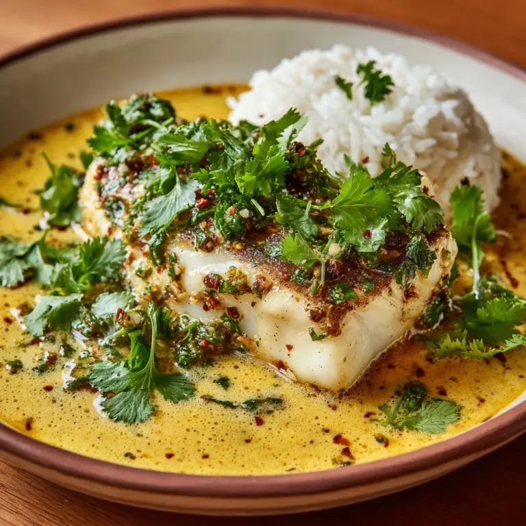 South Indian Style Cod & Coconut Curry Recipe