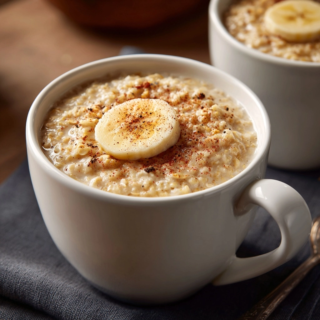 Simple Banana Oatmeal Mug Dessert to Savor Recipe - Recipe Image