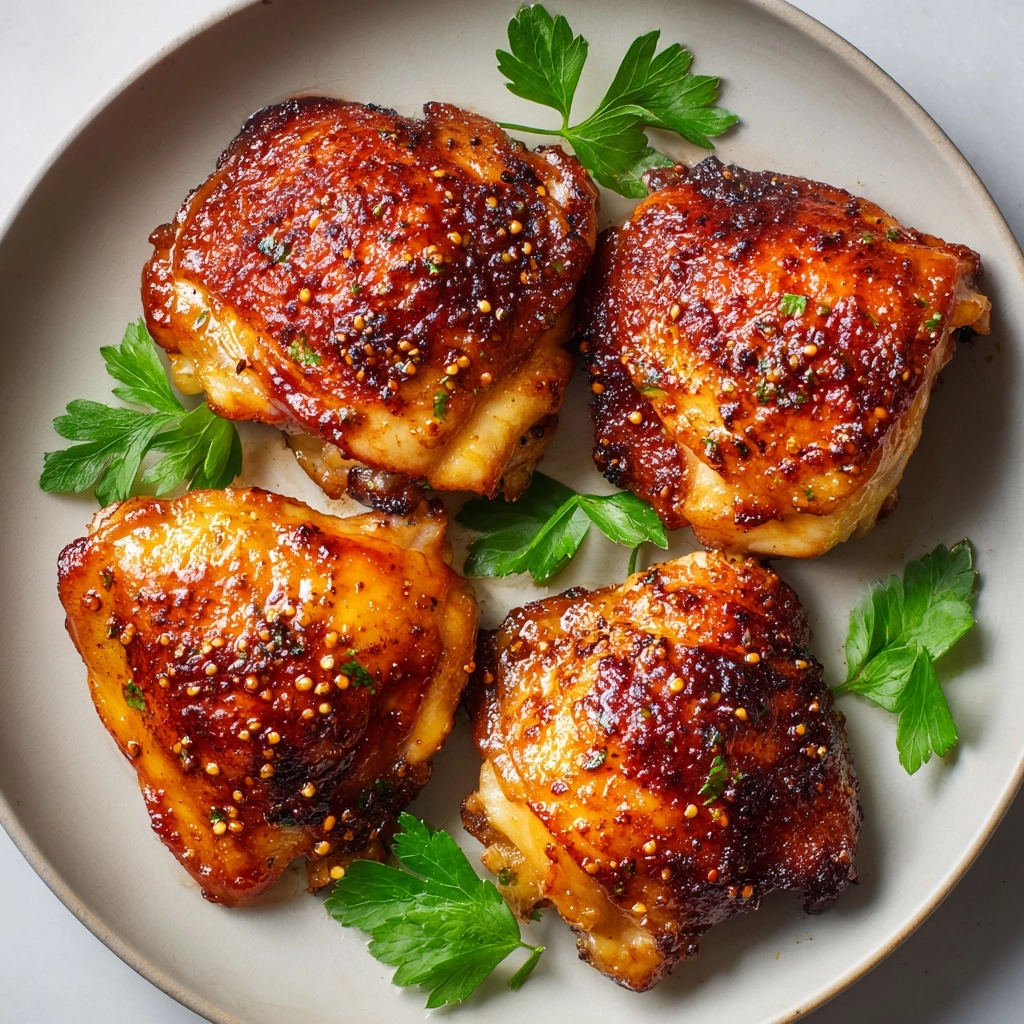Oven Baked Boneless Chicken Thighs Recipe - Recipe Image