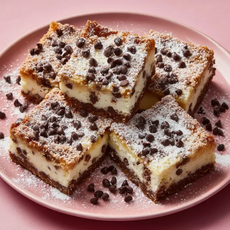 Cannoli Cheesecake Bars Recipe