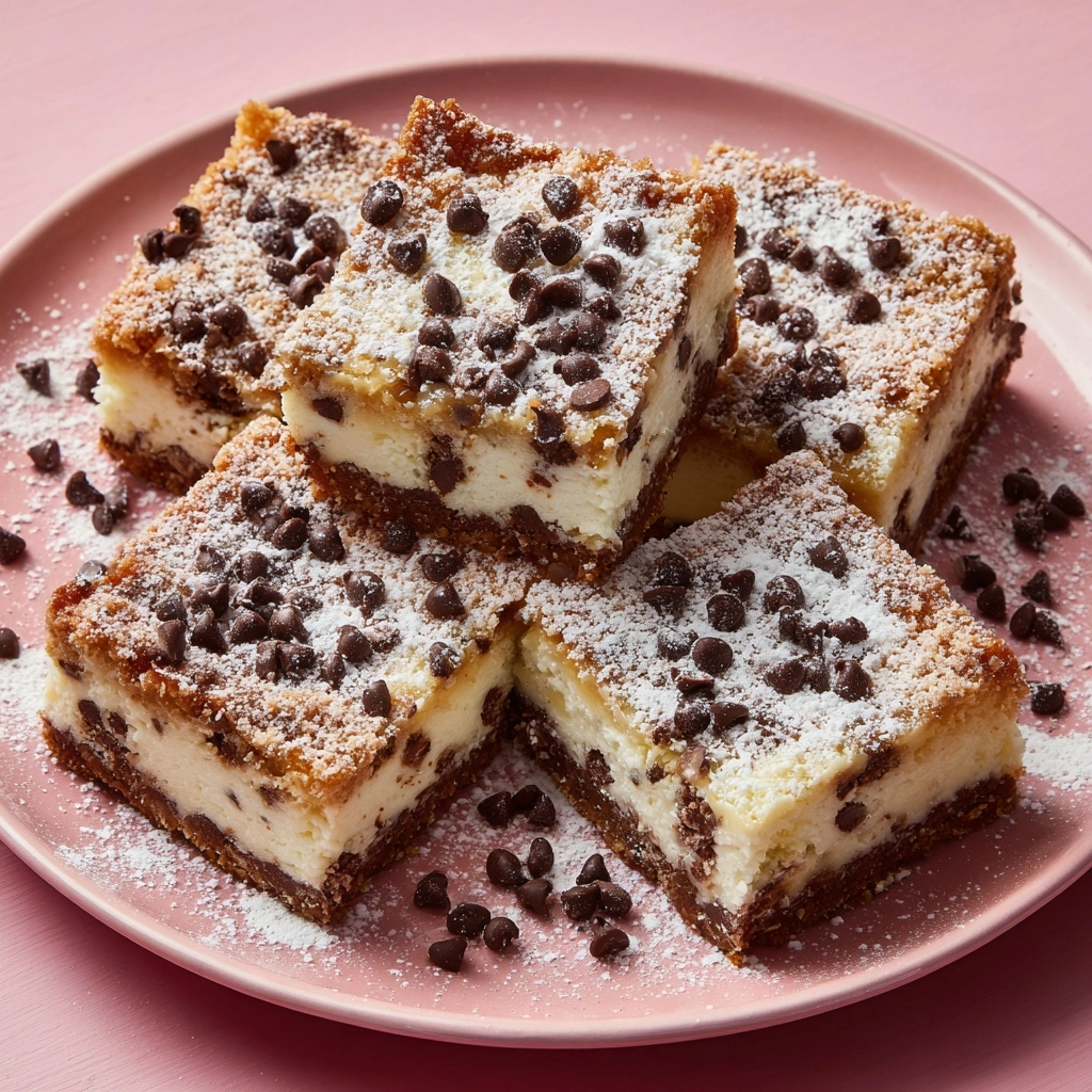 Cannoli Cheesecake Bars Recipe